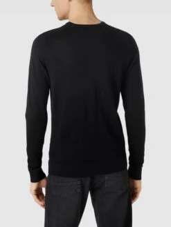 CK Calvin Klein Strickpullover Mit Logo-Stitching Modell 'SUPERIOR' - Schwarz -Beliebt Bekleidungsgeschäft al64ki2d60s44dqa90s3gkag6l344hiaa8ql4hhha0p30didad14kdam952j2ihl8takuh1macrl0i2g6go3epj36oqj6c1hcgojichk70rjeo9m65j62cr66th3gdpg71hmaog