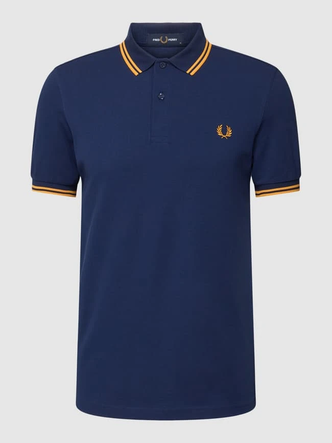 Fred Perry Poloshirt Mit Logo-Stickerei Modell 'FRED' - Blau 4 Fred Perry Poloshirt Mit Logo-Stickerei Modell 'FRED' - Blau – Bild 2