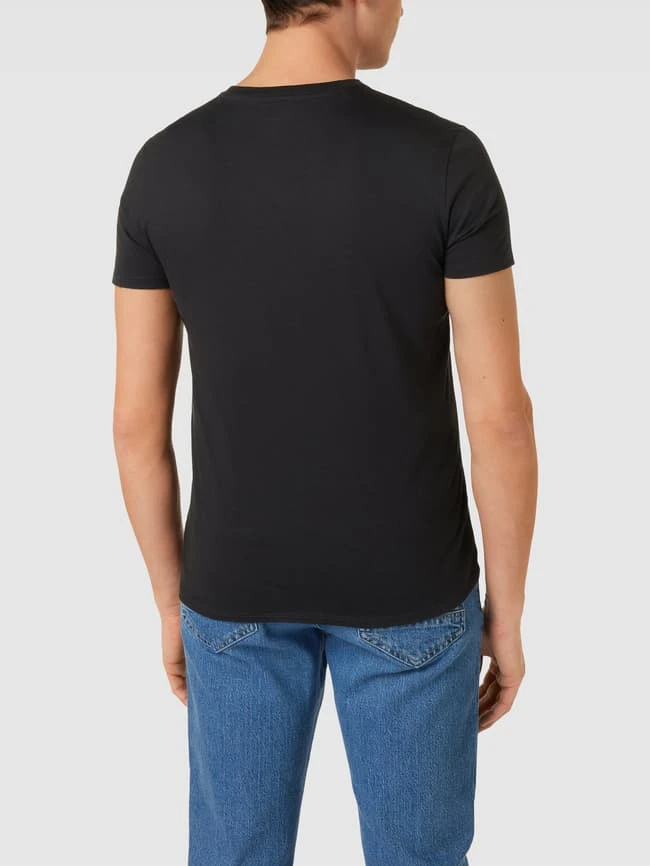 Lacoste T-Shirt Mit Label-Detail Modell 'Supima' - Schwarz 7 Lacoste T-Shirt Mit Label-Detail Modell 'Supima' - Schwarz – Bild 5