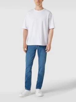 Christian Berg Men Slim Fit Jeans Mit Stretch-Anteil – Light Denim - Hellblau