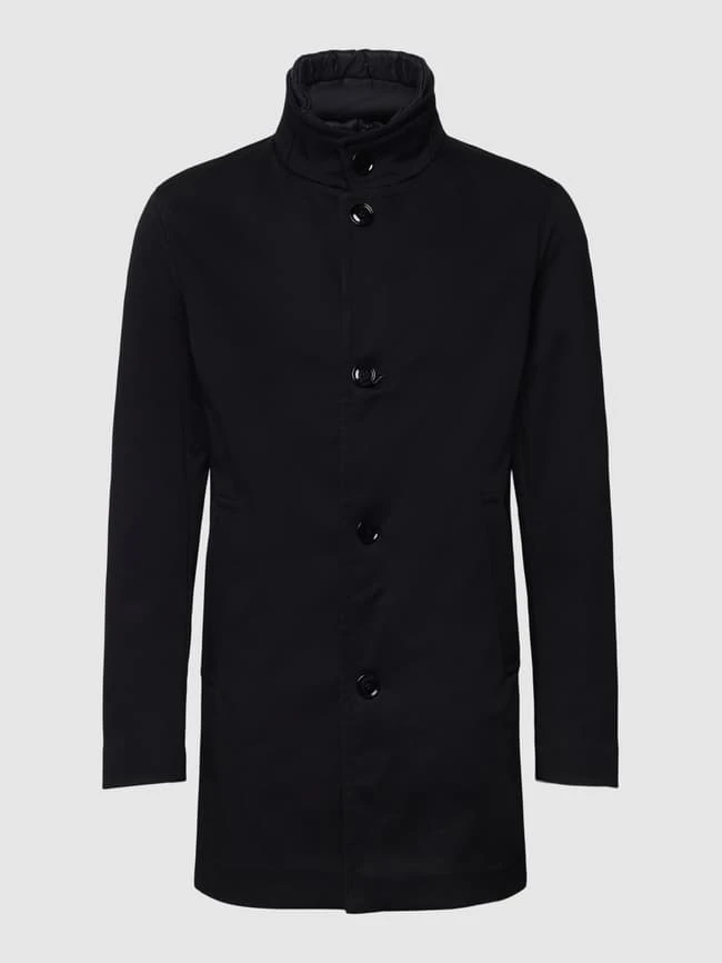 Strellson Mantel Mit Label-Applikation Modell 'Finlay' - Schwarz 4 Strellson Mantel Mit Label-Applikation Modell 'Finlay' - Schwarz – Bild 2