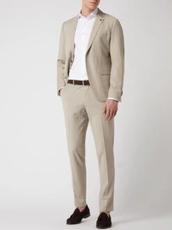 Cinque Anzughose Mit Bügelfalten Modell 'Cimonopoli' - Sand