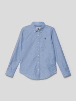 Garcia Hemd Mit Button-Down-Kragen - Blau