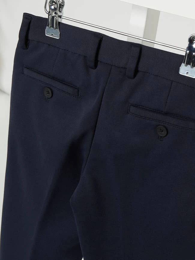 Jack & Jones Slim Fit Chino Aus Jersey Modell 'Marco' - Marineblau 6 Jack & Jones Slim Fit Chino Aus Jersey Modell 'Marco' - Marineblau – Bild 4