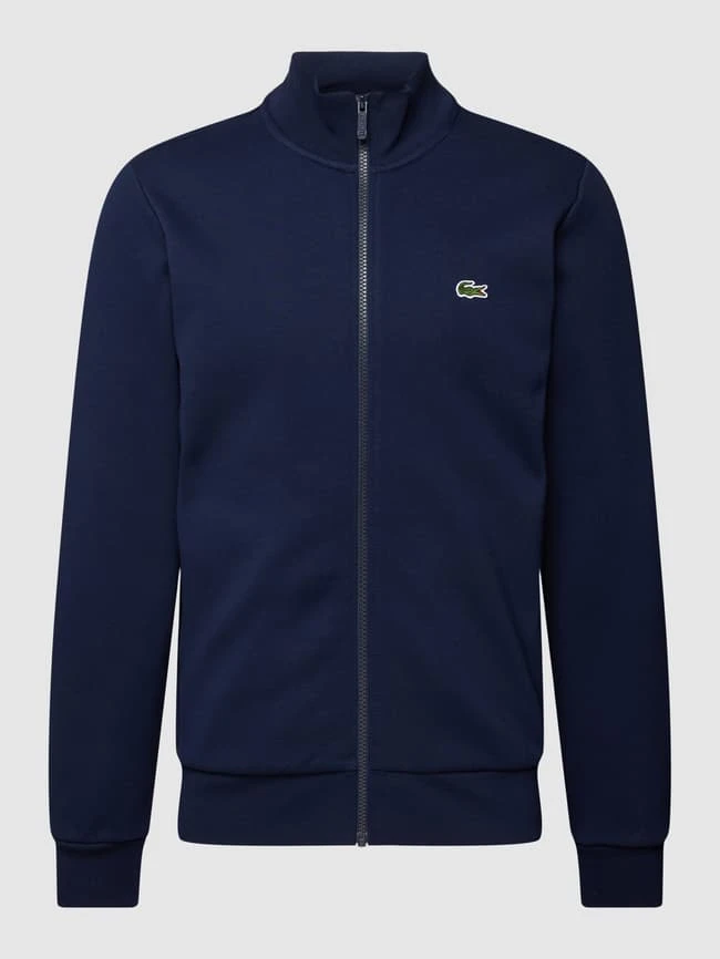 Lacoste Sweatjacke Mit Stehkragen - Marineblau 4 Lacoste Sweatjacke Mit Stehkragen - Marineblau – Bild 2
