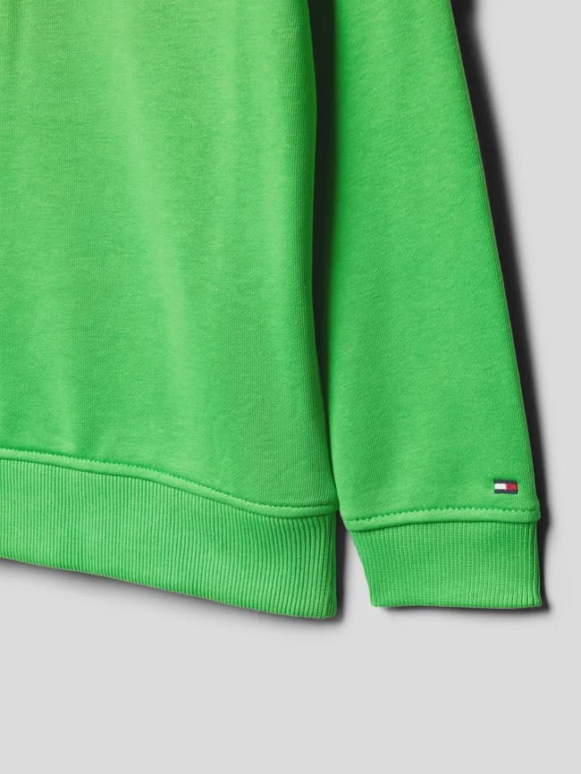 Tommy Hilfiger Teens Sweatshirt Mit Label-Print - Hellgrün 4 Tommy Hilfiger Teens Sweatshirt Mit Label-Print - Hellgrün – Bild 2
