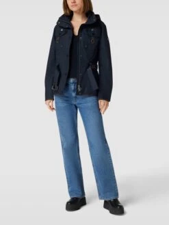 Wellensteyn Funktionsjacke Mit Label-Detail Modell 'CHOCANDY' - Marineblau