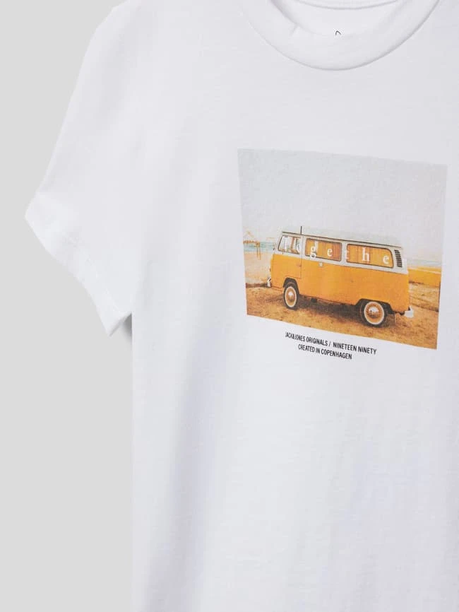 Jack & Jones T-Shirt Mit Motiv-Print Modell 'COPENHAGEN' - Weiß 4 Jack & Jones T-Shirt Mit Motiv-Print Modell 'COPENHAGEN' - Weiß – Bild 2