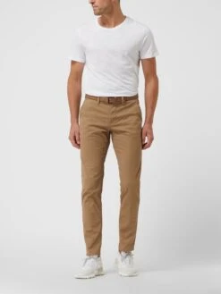Tom Tailor Denim Slim Fit Chino Mit Gürtel - Camel