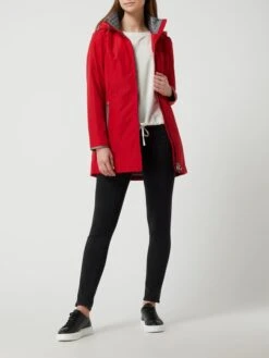 Wellensteyn Jacke Mit Label-Detail Modell 'STOCKHOLM' - Rot