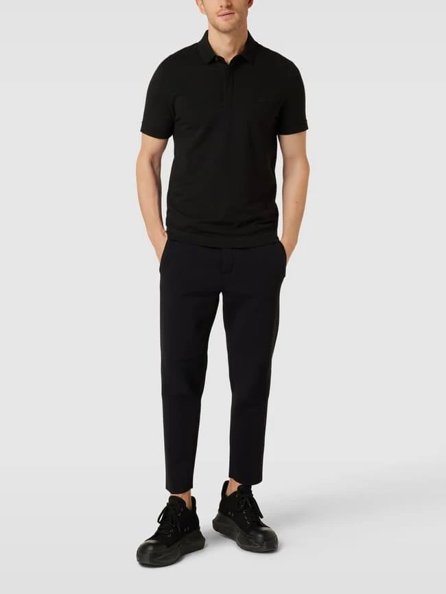 Lacoste Classic Fit Poloshirt Mit Label-Detail - Schwarz 3 Lacoste Classic Fit Poloshirt Mit Label-Detail - Schwarz