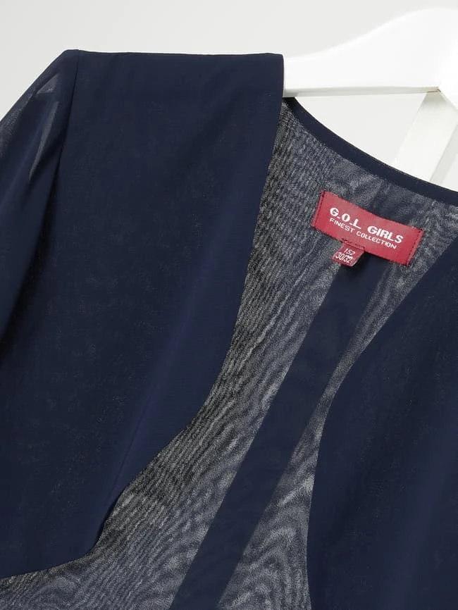 G.O.L. Bolero Aus Chiffon - Marineblau 4 G.O.L. Bolero Aus Chiffon - Marineblau – Bild 2