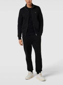 Gant Sweatjacke Mit Stehkragen - Dunkelgrau