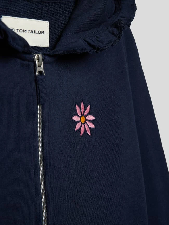 Tom Tailor Sweatjacke Mit Kapuze - Marineblau 4 Tom Tailor Sweatjacke Mit Kapuze - Marineblau – Bild 2