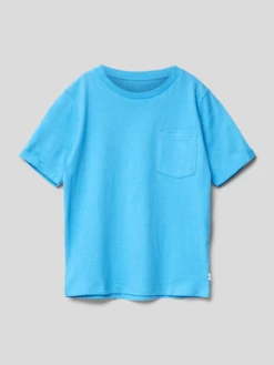 Tom Tailor T-Shirt Mit Brusttasche - Blau