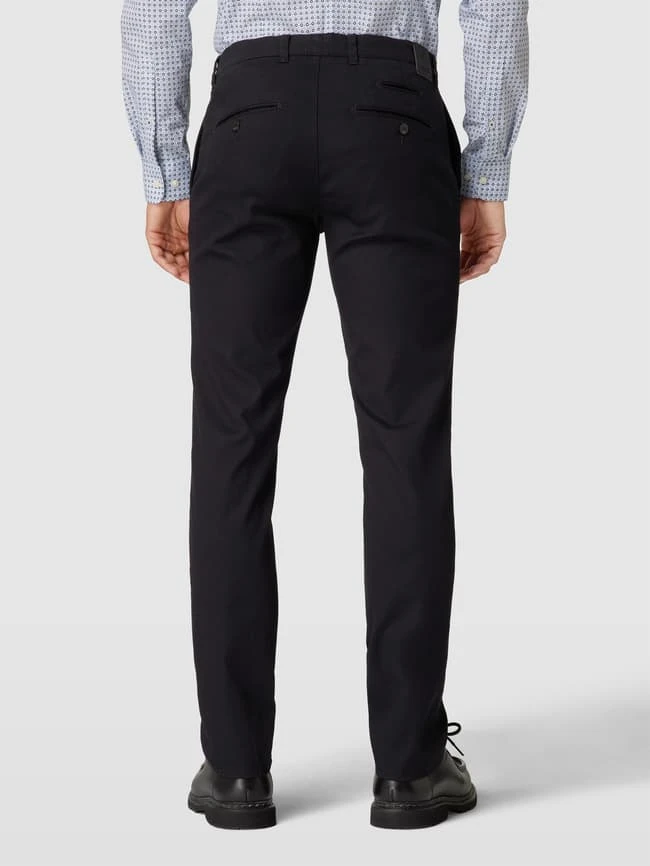 Brax Slim Fit Chino Mit Französischen Eingrifftaschen Modell 'Fabio' - Schwarz 7 Brax Slim Fit Chino Mit Französischen Eingrifftaschen Modell 'Fabio' - Schwarz – Bild 5