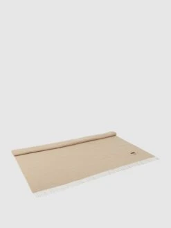Gant Decke Mit Fransen Und Label-Stitching - Beige